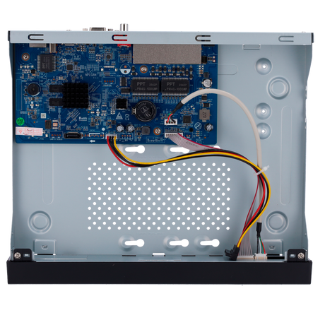Grabador NVR de 8 canales IP + 8 puertos PoE - Resolución hasta 8 Mpx | Ancho de banda 80Mbps, Safire Smart