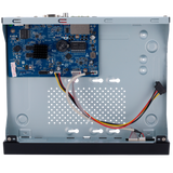 Grabador NVR IP de 4 canales + 4 puertos PoE - Resolución hasta 8 Mpx | Ancho de banda 80Mbps, Safire Smart