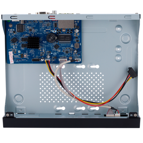 Grabador NVR IP de 4 canales + 4 puertos PoE - Resolución hasta 8 Mpx | Ancho de banda 80Mbps, Safire Smart