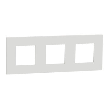 Marco para Interruptor y Enchufe de 3 elementos, Schneider serie New Unica Deco
