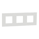 Marco para Interruptor y Enchufe de 3 elementos, Schneider serie New Unica Deco