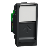 Toma de datos plana RJ45 UTP-6 de 1 módulo,Schneider serie New Unica