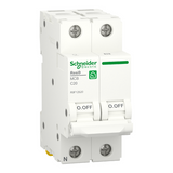 Interruptor magnetotermico 1P + N - corte: 6kA, curva C, Schneider serie Resi9