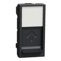 Caratula RJ45  1 módulo Keystone