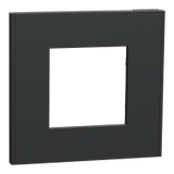 Marco para Interruptor y Enchufe de 1 elemento, Schneider serie New Unica Deco
