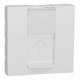 Carátula toma de datos RJ45 de 2 módulos, Schneider serie New Unica