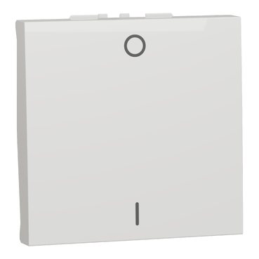 Interruptor bipolar de 2 módulos, 16A, Schneider serie New Unica, embordamiento automático