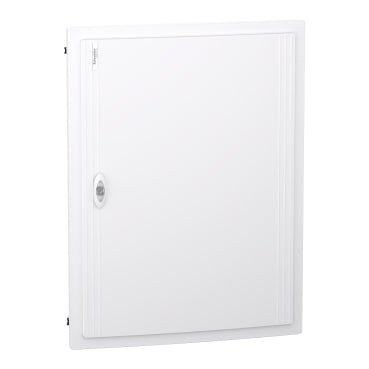 Envolvente modular PrismaSeT XS 4 Filas de 24 Módulos Empotrar Puerta Blanca