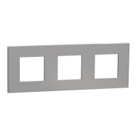 Marco para Interruptor y Enchufe de 3 elementos, Schneider serie New Unica Deco