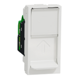 Toma de datos plana RJ45 UTP-6 de 1 módulo,Schneider serie New Unica