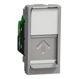 Toma de datos plana RJ45 UTP-6 de 1 módulo,Schneider serie New Unica
