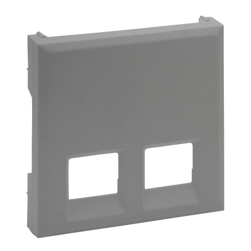 Tapa para 2 conectores RJ45 Legrand serie Niloé Step