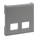 Tapa para 2 conectores RJ45 Legrand serie Niloé Step