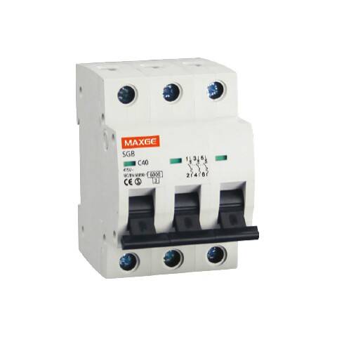 Interruptor magnetotermico SGB125H industrial. 3 P, curva C. 15kA