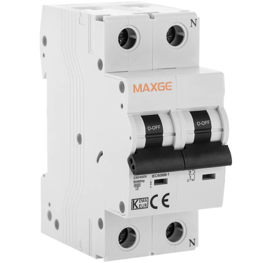 Interruptor magnetotermico Alpha+ residencial. 1+N P, curva C. 6kA