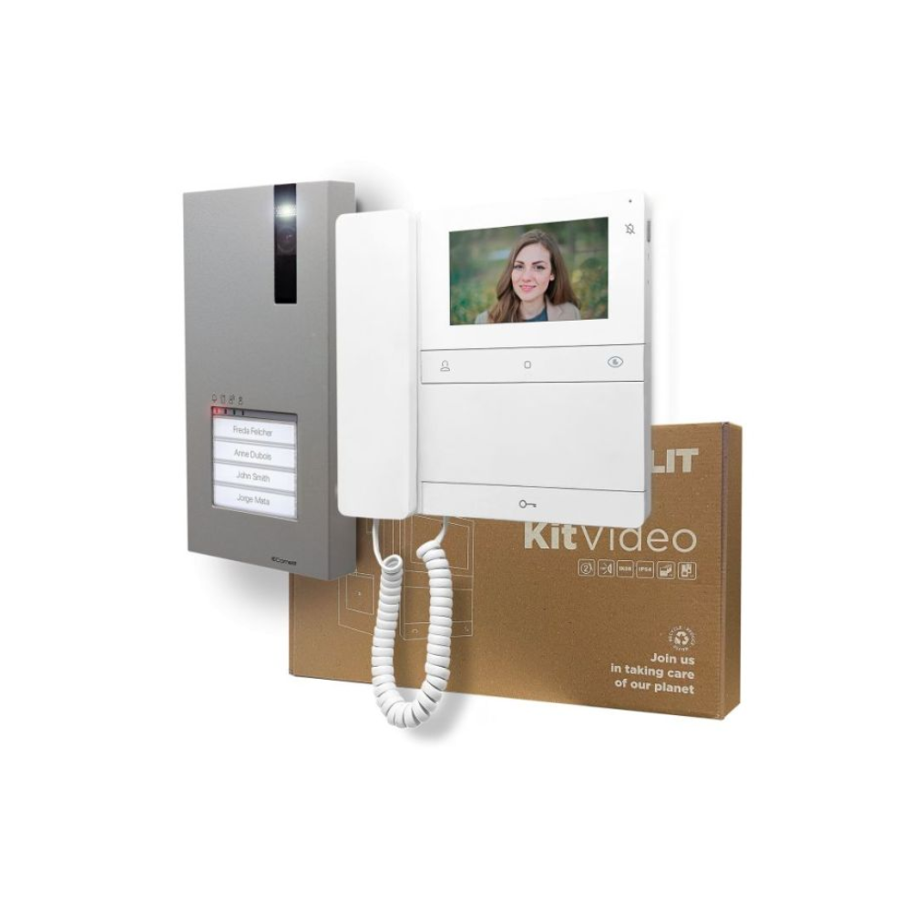 Kit QUADRA y CHRONOS con microteléfono;  2 hilos
