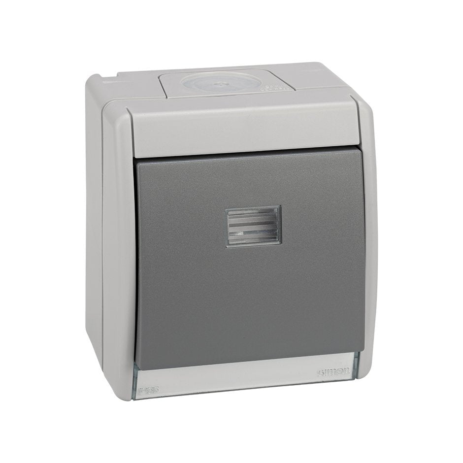 Caja de superficie estanca para 1 elemento Simon Aqua